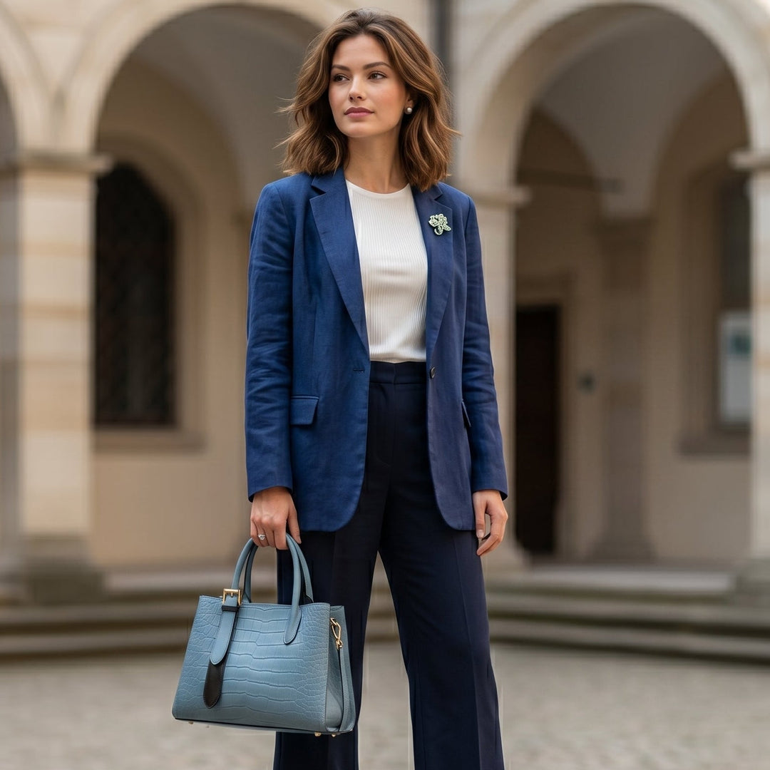 Zara Sac à Bandoulière en Cuir