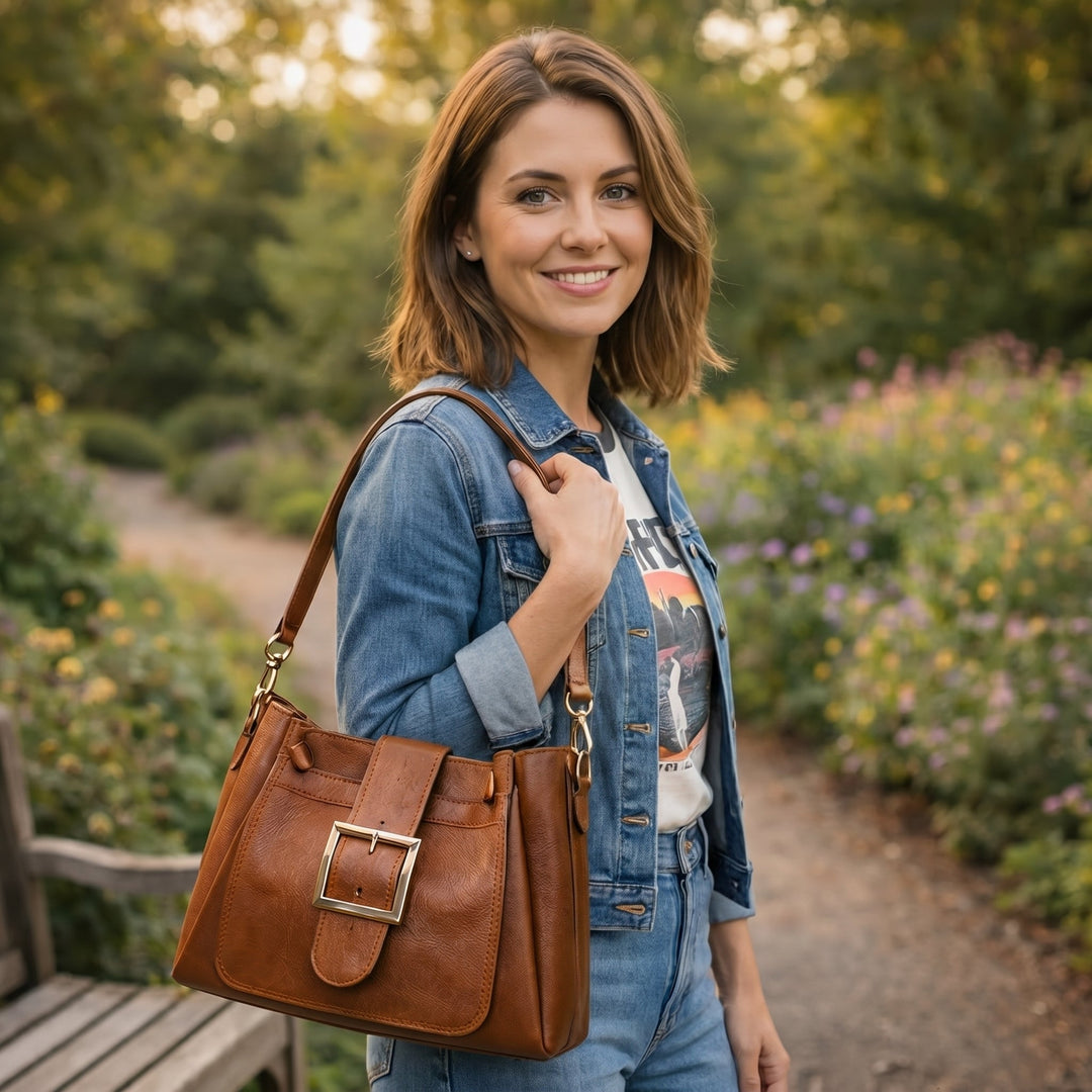 Isabel Sac Seau en Cuir
